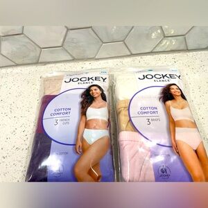 Jockey Elance Cotton Womans Underwear 2 Pack Briefs & French Cut Size 9 XXL NEW